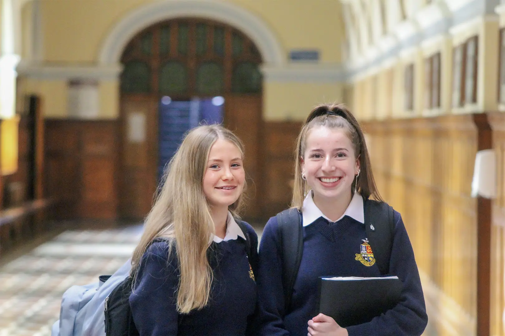 Girls Students in Hall